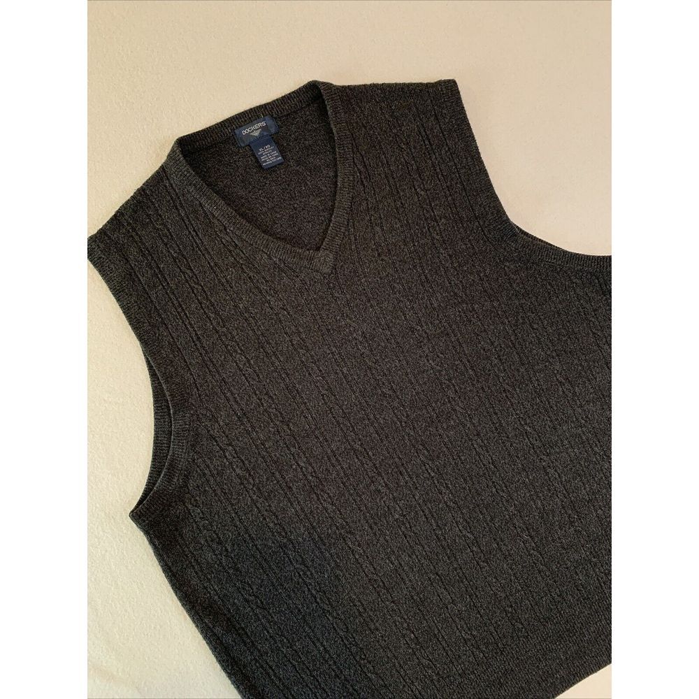 Lucky Brand MEDIUM GRAY 1/4 Zip Pullover Loose Knit Sweater EXCELLENT & So‎ SOFT